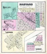 Solon, Ridgefield, Lawrence, Harvard, Chemung, McHenry County 1872